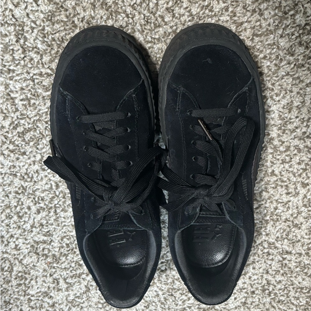Puma Black Platform Sneakers